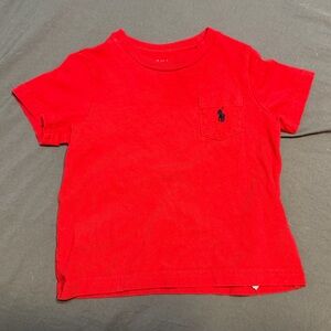 Ralph Lauren Red Kids T-Shirt